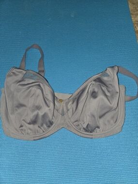 Gray Full-Coverage Underwire Bra - Comfortable Support Understance 36I NWOT